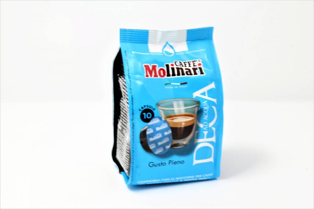 QUALITA´ DECAFFEINATO CAFFE´ MOLINARI PER LAVAZZA A MODO MIO Confezione da 100 pezzi  Pieno gusto corpo e aroma per chi vuole rinunciare alla caffeina