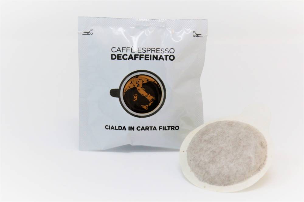 QUALITA´ DECAFFEINATO "LA COMPATIBILE" CIALDE CARTA 44MM Confezione da 100 pezzi VENDITA CAFFE´ SCONTO A QUANTITA´