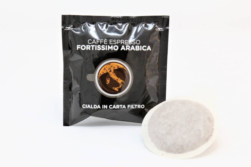 VENDITA CAFFE´ QUALITA´ FORTISSIMO ARABICA "LA COMPATIBILE" CIALDE CARTA 44MM Confezione da 100 pezzi