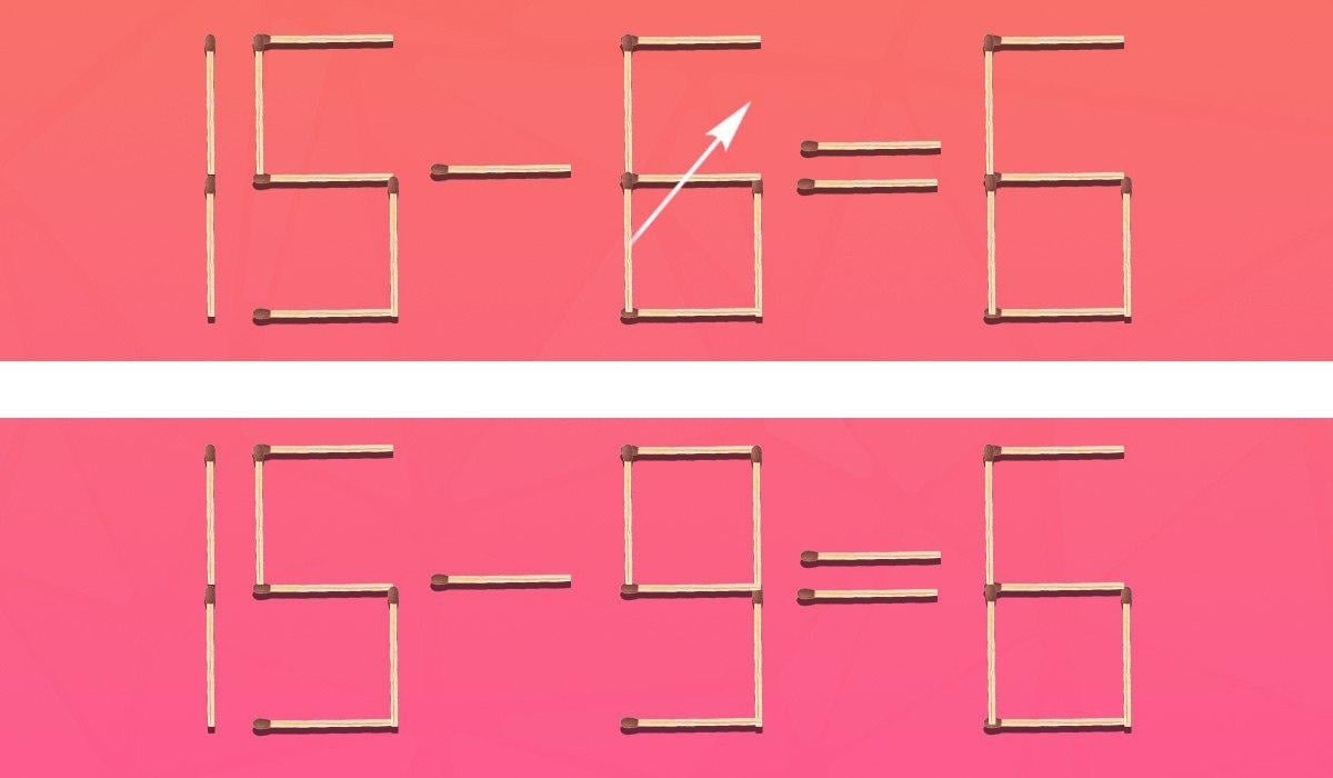 Sólo tienes que mover una cerilla para que la igdad sea correcta: un rompecabezas desafiante