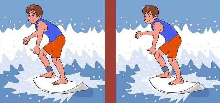 Cuál es la diferencia entre los dos tipos: encuentra 3 diferencias en 17 segundos.