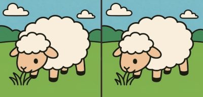 Test de inteligencia: encuentre 3 diferencias en la imagen de una oveja en 43 segundos